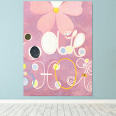 Hilma af Klint - De Tien Grootsten, Nr. 5, Volwass Canvas Afdruk (Insitu (Houten vloer))