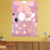 Hilma af Klint - De Tien Grootsten, Nr. 5, Volwass Canvas Afdruk (Insitu (Woonkamer))