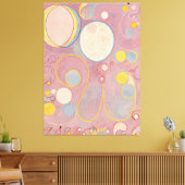 Hilma af Klint - De Tien Grootsten, Nr. 8, Volwass Canvas Afdruk (Insitu (Woonkamer))