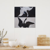Hilma Af Klint, De Zwaan No.1, Abstracte Kunst Poster (Keuken)