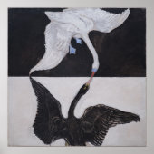 Hilma Af Klint, De Zwaan No.1, Abstracte Kunst Poster (Voorkant)