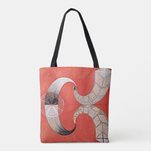 Hilma af Klint - De Zwaan nr. 09 Tote Bag (Achterkant)