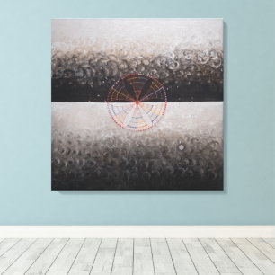 Hilma af Klint, De zwaan nr.10, Abstracte kunst Canvas Afdruk