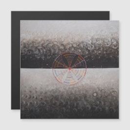 Hilma af Klint, De zwaan nr.10, Abstracte kunst Magnetische Uitnodiging