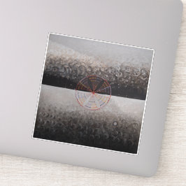 Hilma af Klint, De zwaan nr.10, Abstracte kunst Sticker