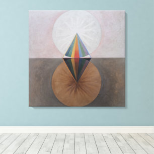 Hilma af Klint, De zwaan nr. 12, Abstracte kunst Canvas Afdruk