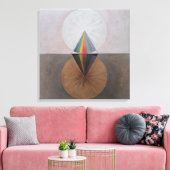 Hilma af Klint, De zwaan nr. 12, Abstracte kunst Canvas Afdruk (Insitu (Woonkamer))