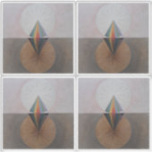 Hilma af Klint, De zwaan nr. 12, Abstracte kunst Sticker (Voorkant)