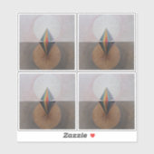 Hilma af Klint, De zwaan nr. 12, Abstracte kunst Sticker (Vel)