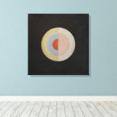 Hilma af Klint, De zwaan nr.16, Abstracte kunst Canvas Afdruk (Insitu (Houten vloer))