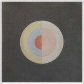 Hilma af Klint, De zwaan nr.16, Abstracte kunst Sticker (Voorkant)
