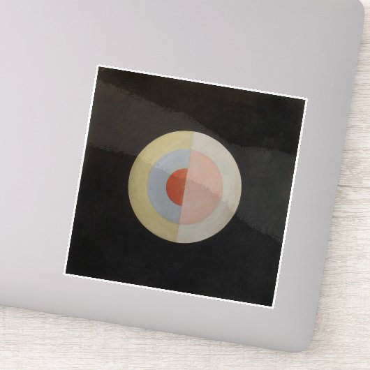 Hilma af Klint, De zwaan nr.16, Abstracte kunst Sticker (Detail)