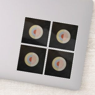 Hilma af Klint, De zwaan nr.16, Abstracte kunst Sticker