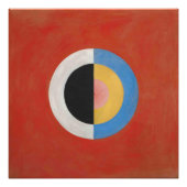 Hilma af Klint, De zwaan nr. 17, Abstracte kunst Foto Afdruk (Voorkant)
