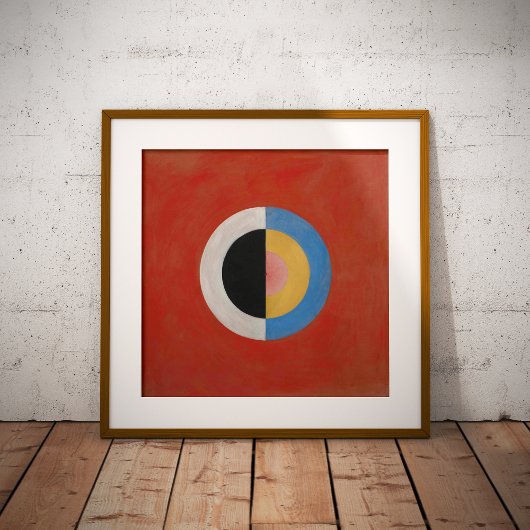 Hilma af Klint, De zwaan nr. 17, Abstracte kunst Foto Afdruk