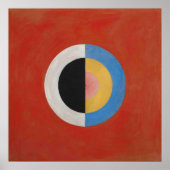 Hilma af Klint, De zwaan nr. 17, Abstracte kunst Poster (Voorkant)