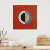 Hilma af Klint, De zwaan nr. 17, Abstracte kunst Poster (Keuken)