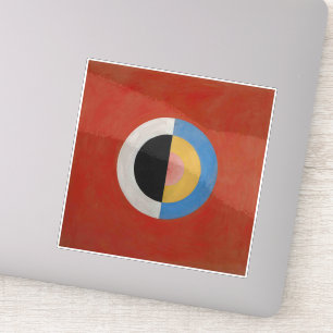 Hilma af Klint, De zwaan nr. 17, Abstracte kunst Sticker