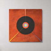 Hilma af Klint, De zwaan nr. 18, Abstracte kunst Canvas Afdruk (Voorkant)