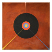 Hilma af Klint, De zwaan nr. 18, Abstracte kunst Foto Afdruk (Voorkant)