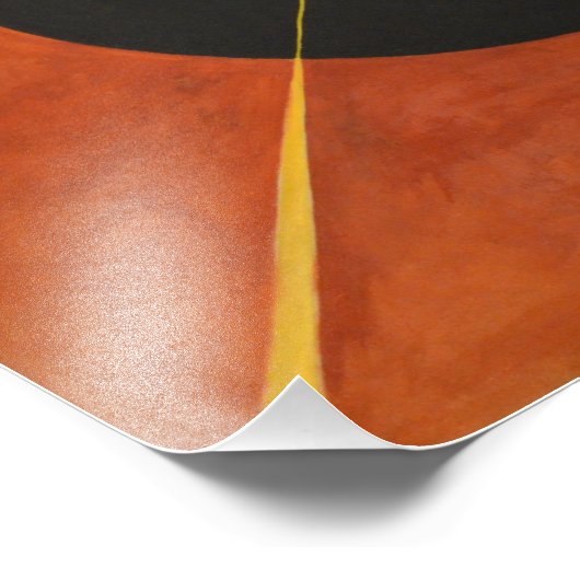 Hilma af Klint, De zwaan nr. 18, Abstracte kunst Foto Afdruk (Hoek)