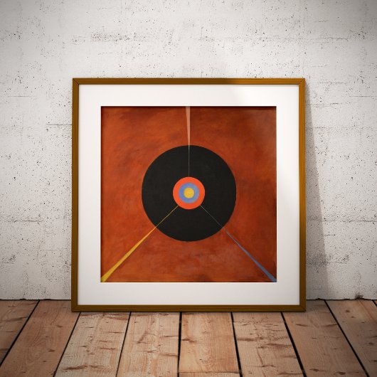 Hilma af Klint, De zwaan nr. 18, Abstracte kunst Foto Afdruk