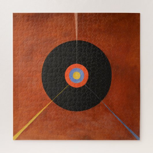 Hilma af Klint, De zwaan nr. 18, Abstracte kunst Legpuzzel (Verticaal)