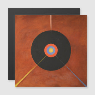 Hilma af Klint, De zwaan nr. 18, Abstracte kunst Magnetische Uitnodiging