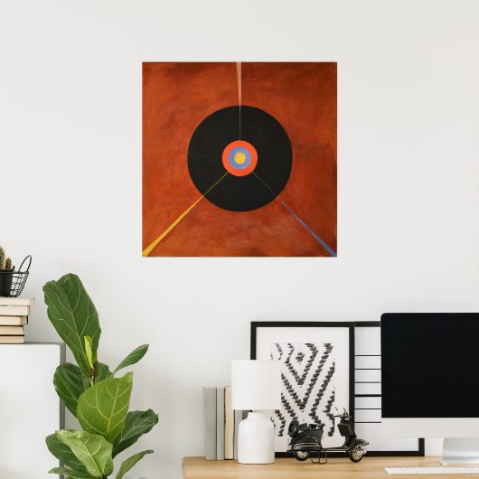 Hilma Af Klint, De Zwaan nr.18, Abstracte Kunst Poster (Thuiskantoor)