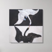 Hilma af Klint, De zwaan nr. 1, Abstracte kunst Canvas Afdruk (Voorkant)