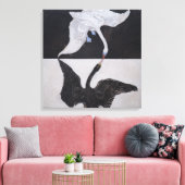 Hilma af Klint, De zwaan nr. 1, Abstracte kunst Canvas Afdruk (Insitu (Woonkamer))