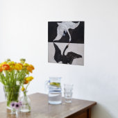 Hilma af Klint, De zwaan nr. 1, Abstracte kunst Folie Afdrukken (Laag (Keuken))