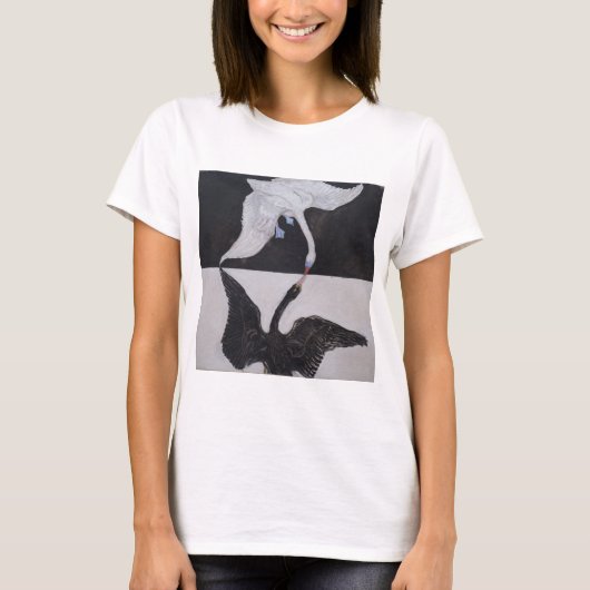 Hilma af Klint, De zwaan nr. 1, Abstracte kunst T-shirt (Voorkant)