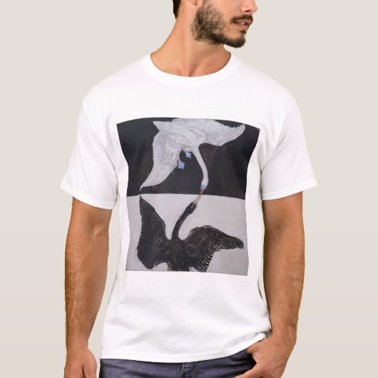 Hilma af Klint, De zwaan nr. 1, Abstracte kunst T-shirt (Voorkant)