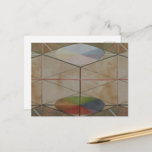 Hilma af Klint, De zwaan nr.23, Abstracte kunst Briefkaart
