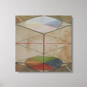 Hilma af Klint, De zwaan nr.23, Abstracte kunst Canvas Afdruk (Voorkant)