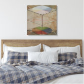 Hilma af Klint, De zwaan nr.23, Abstracte kunst Canvas Afdruk (Insitu (Slaapkamer))