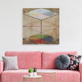 Hilma af Klint, De zwaan nr.23, Abstracte kunst Canvas Afdruk (Insitu (Woonkamer))