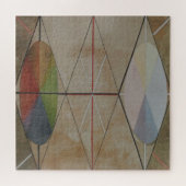 Hilma af Klint, De zwaan nr.23, Abstracte kunst Legpuzzel (Horizontaal)