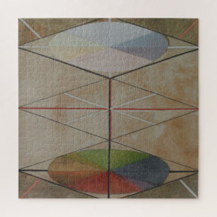 Hilma af Klint, De zwaan nr.23, Abstracte kunst Legpuzzel