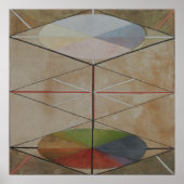 Hilma af Klint, De zwaan nr.23, Abstracte kunst Poster (Voorkant)