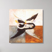 Hilma af Klint, De zwaan nr.24, Abstracte kunst Canvas Afdruk (Voorkant)
