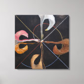Hilma Af Klint, De Zwaan nr.7, Abstracte Kunst Canvas Afdruk (Voorkant)