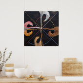 Hilma af Klint, De zwaan nr. 7, Abstracte kunst Poster (Keuken)