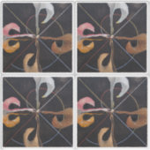 Hilma af Klint, De zwaan nr. 7, Abstracte kunst Sticker (Voorkant)