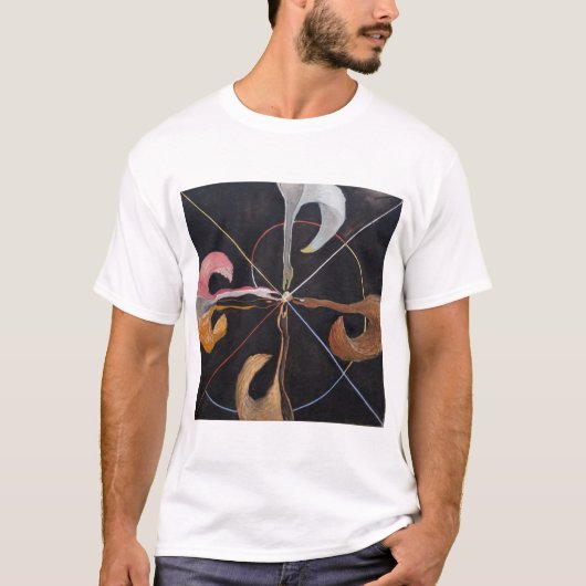 Hilma af Klint, De zwaan nr. 7, Abstracte kunst T-shirt (Voorkant)