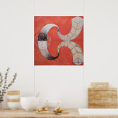 Hilma Af Klint, De Zwaan nr.9, Abstracte Kunst Poster (Keuken)
