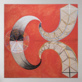 Hilma Af Klint, De Zwaan nr.9, Abstracte Kunst Poster (Voorkant)