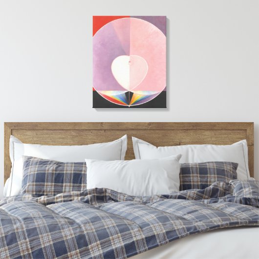 Hilma af Klint - Duiven Canvas Afdruk (Insitu (Slaapkamer))