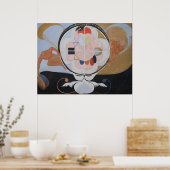 Hilma af Klint, Evolutie nr. 13, Abstracte kunst Poster (Keuken)